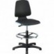 Chaises Labsit 3 bleu Plastique-cuir,avec pieds