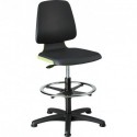 Chaises Labsit 3 vert Plastique-cuir,avec pieds