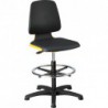 Chaises Labsit 3 orange Plastique-cuir,avec pieds