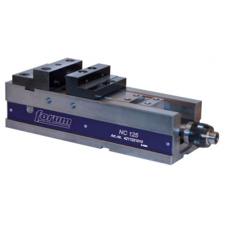 Etau compact pour machines CN FKG, Larg. : des mors : 125 mm, Hauteur des mors 40 mm, Capacité de serrage 216 mm, Long. : 485 mm, Force serrage : 40 kN