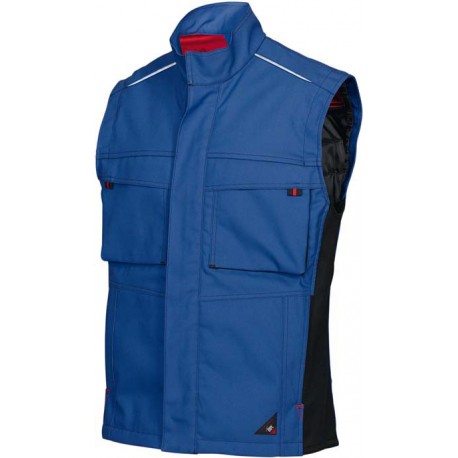 Gilets thermique 1786 555,  Taille  XL,bleu royal/noir