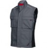 Gilets thermique 1786 555,  Taille 2XL,gris foncé/noir