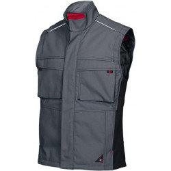 Gilets thermique 1786 555,  Taille 3XL,gris foncé/noir