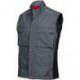 Gilets thermique 1786 555,  Taille L,gris foncé/noir