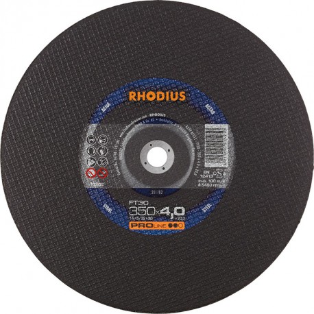 Disque de coupe FT30 350 x 4,0mm  Rhodius