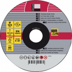 Disque de coupe Pierre 125x3 mm CircumPRO