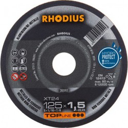 Disque de coupe XT24 125 x 1,5mm  Rhodius(Par 50)