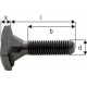 Vis rhombus pour rainures en T, Larg. : de rainure : 18 mm, Ø de filetage x Long. d x l M16 x 160 mm, Larg. : a 17,7 mm, Long. filetage b : 100 mm
