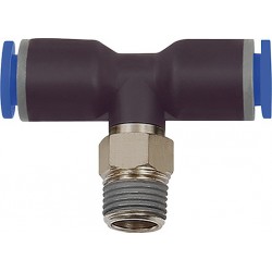Connecteur en T B-Ser.R1/2 a.plastique D8