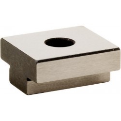 Coulisseau fixe, Cote nominale des rainures sur les machines b : 20* mm, Cote nominale des rainures sur les montures 20 mm, Hauteur : 10 mm