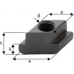 Tasseau losange DIN510 M14x16mm FORMAT 1 PCS