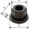 Écrou six pans DIN6331 M8 forgé FORMAT 1 PCS