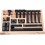 Jeu de vis de serrage pour rainures en T, d x rainure en T : M18 x 20 mm