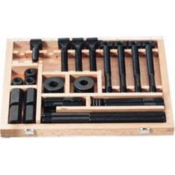Jeu de vis de serrage pour rainures en T, d x rainure en T : M20 x 22 mm