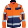 Veste HV,MG, Taille XL (58/60),orange fluo/bleu