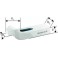 Bride contre-coudée, Larg. de fente : 22 mm, Long. totale 160 mm, Pour vis M20/M22, a : 30 mm, b2 : 60 mm, b3 : 30 mm, e1 : 50 mm