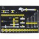 Servante outils 132 pièces H980 x B680 x T460mm TECO