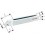 Bride à fourche avec tenon, Larg. de fente : 22 mm, Long. totale 250 mm, Pour vis M20/M22, a : 40 mm, b2 : 60 mm, b3 : 35 mm, l2 : 68 mm, l3 : 45 mm