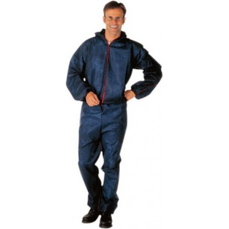 350 Tenue jetable antisalissure bleue, Taille : XL