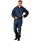 350 Tenue jetable antisalissure bleue, Taille : XL