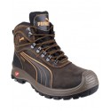 Chaussure de sécurité de chantier, S3 HRO, brune, Puma, 630220, Taille : 39
