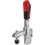Sauterelle à serrage vertical et embase verticale, Taille : 4, Force de rétention F1 1,7 kN, Force de rétention F2 3,0 kN
