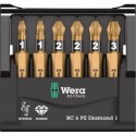 Assortiment embout Bit-Check 6 PZ Diamond 1 Wera
