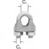 Attache corde 8 mm galvanisé 2 St.