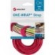 Attaches de câble velcro One Wrap Strap 20 x 200mm rouge 25 unités