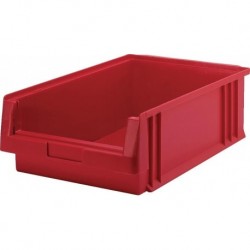 Bac de rangement PLK 1C rouge 500/465x315x150 mm