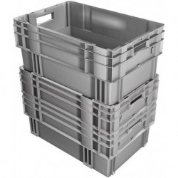 Bac rangement DTK 600x400x210 mm gris (Par 2)