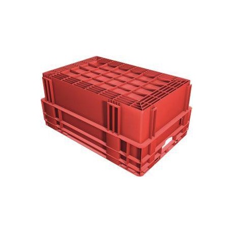 Bac rangement DTK 600x400x320 mm rouge (Par 2)