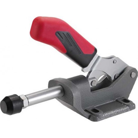 Sauterelle à tige coulissante lourde, Taille : 3, Capacité du piston F1 4 kN, Capacité du piston F2 4 kN, Hauteur totale : 107 mm, Long. totale : 191 mm