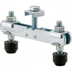 Bras transversal pour sauterelles, Taille : 5, Vis DIN 933 M8 x 65 mm, Capacité de serrage 40-125 mm, Larg. : 150 mm