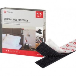 Bande Velcro Fixation à usage général VELCRO 20mm x 5m noir