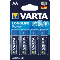 Batterie LONGLIFE Power AA Mignon, 4 pcs Bli.Varta