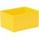 Boite rangement 106x80x54 mm jaune