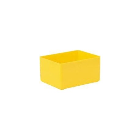 Boite rangement 106x80x54 mm jaune