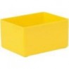 Boite rangement 106x80x54 mm jaune