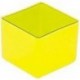 Boite rangement 49x49x40 mm jaune