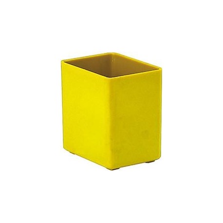 Boite rangement 53x40x54 mm jaune