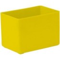 Boite rangement 80x53x54 mm jaune