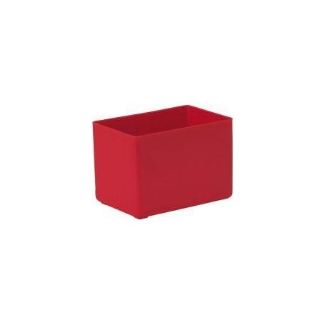 Boite rangement 80x53x54 mm rouge