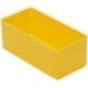 Boite rangement 99x49x40 mm jaune