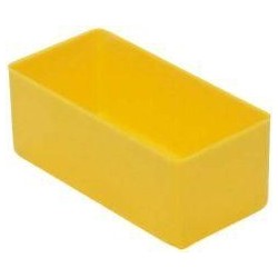 Boite rangement 99x49x40 mm jaune