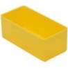 Boite rangement 99x49x40 mm jaune