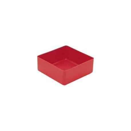 Boite rangement 99x99x40 mm rouge