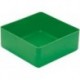Boite rangement 99x99x40 mm vert