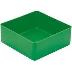 Boite rangement 99x99x40 mm vert