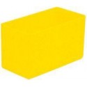 Boite rangement E 63/2 108x54x63 mm jaune